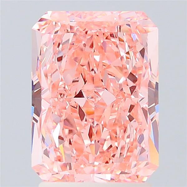 2.83 Carat Radiant Cut Fancy Pink