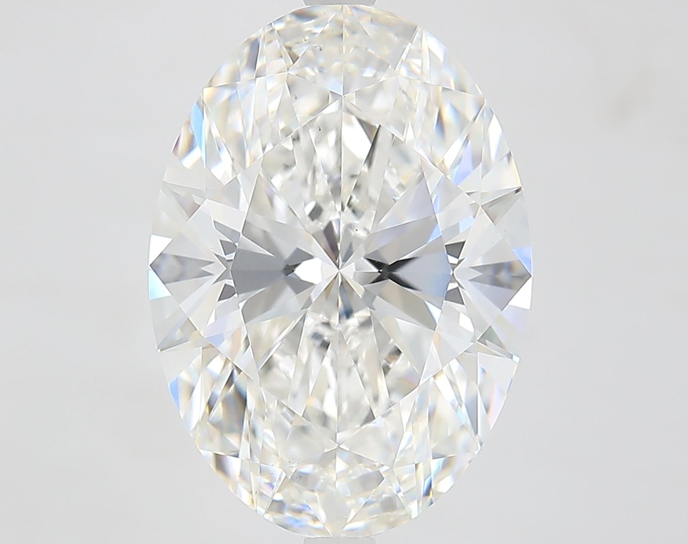7.53 Carat F-VS1 Oval Lab Diamond