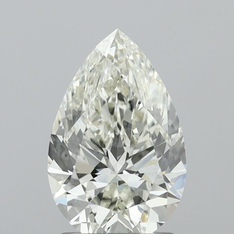 1.53 Carat L-VS2 Pear Cut Diamond
