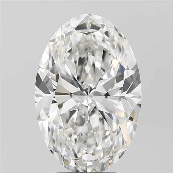 5.05 Carat F-VVS2 Oval Lab Diamond