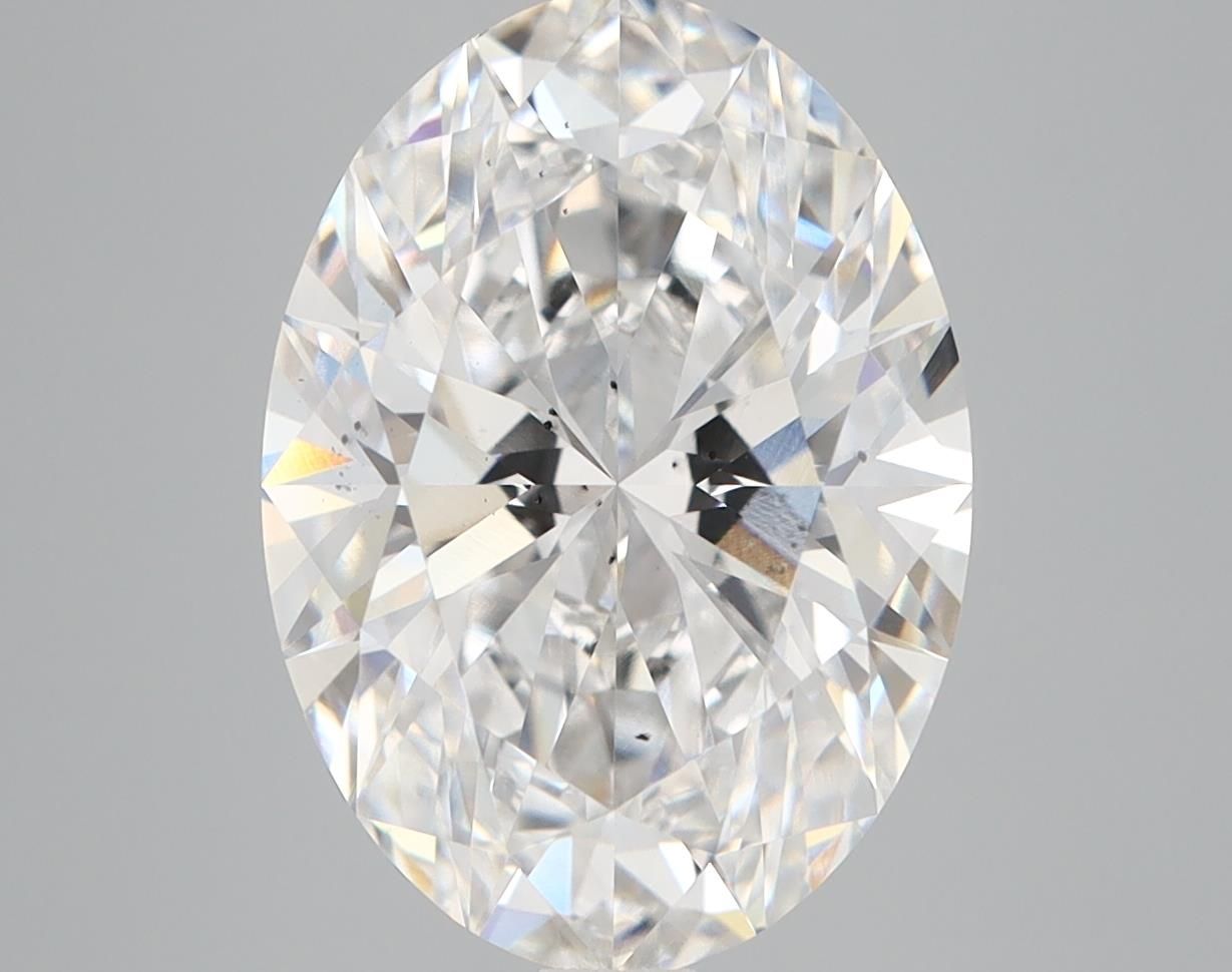 5.00 Carat F-SI1 Oval Lab Diamond