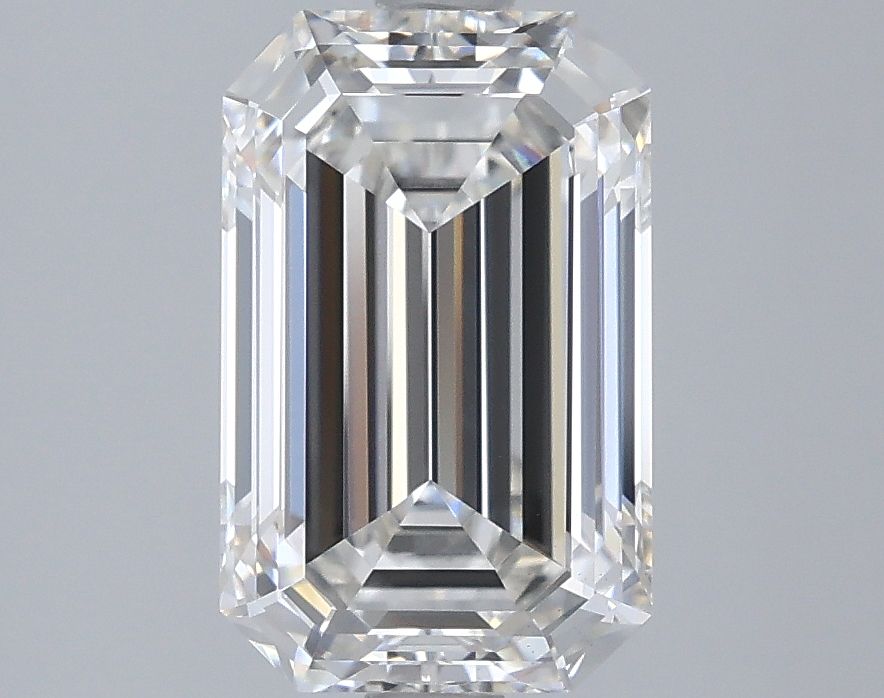 2.68 Carat F-VS1 Emerald Lab Diamond
