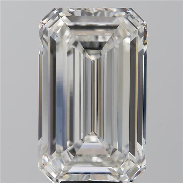 9.45 Carat F VVS2 Emerald Lab Diamond