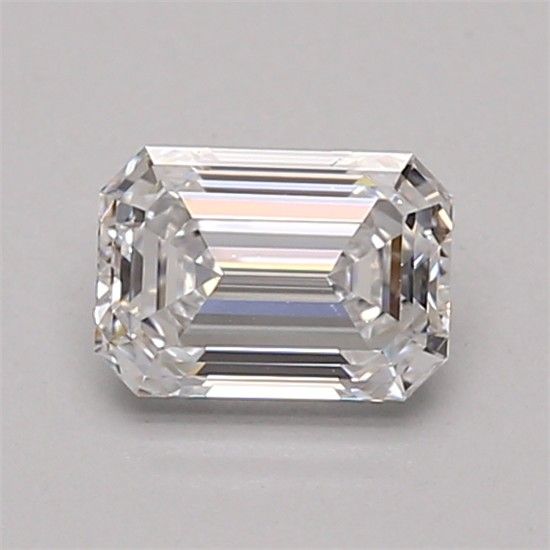 0.63 Carat D-VVS1 Emerald Lab Diamond