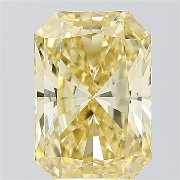 4.09 Carat Radiant Cut Fancy Yellow