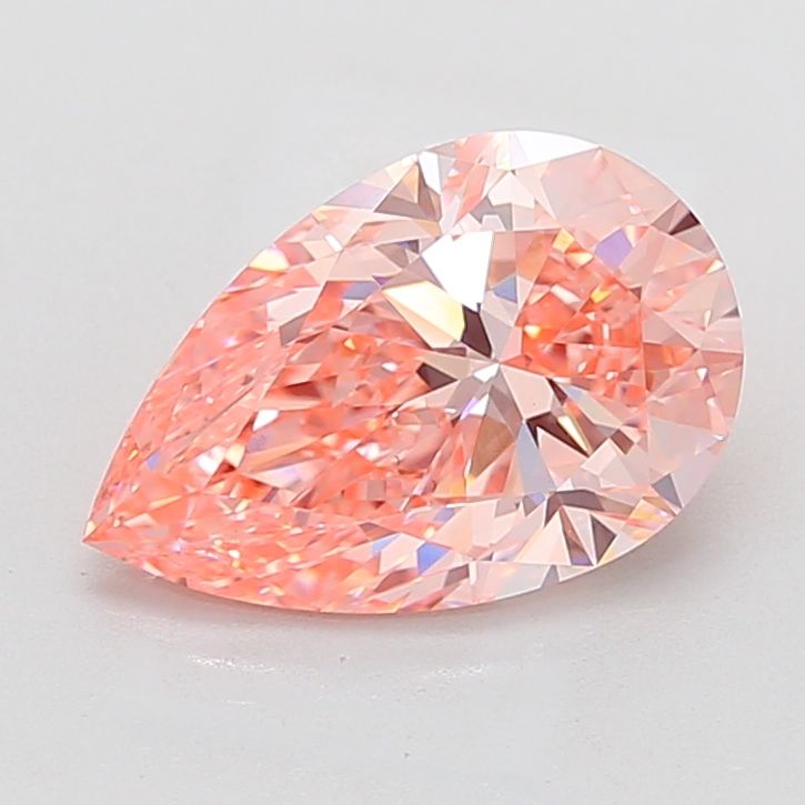 4.03 Carat Pear Cut Fancy Pink