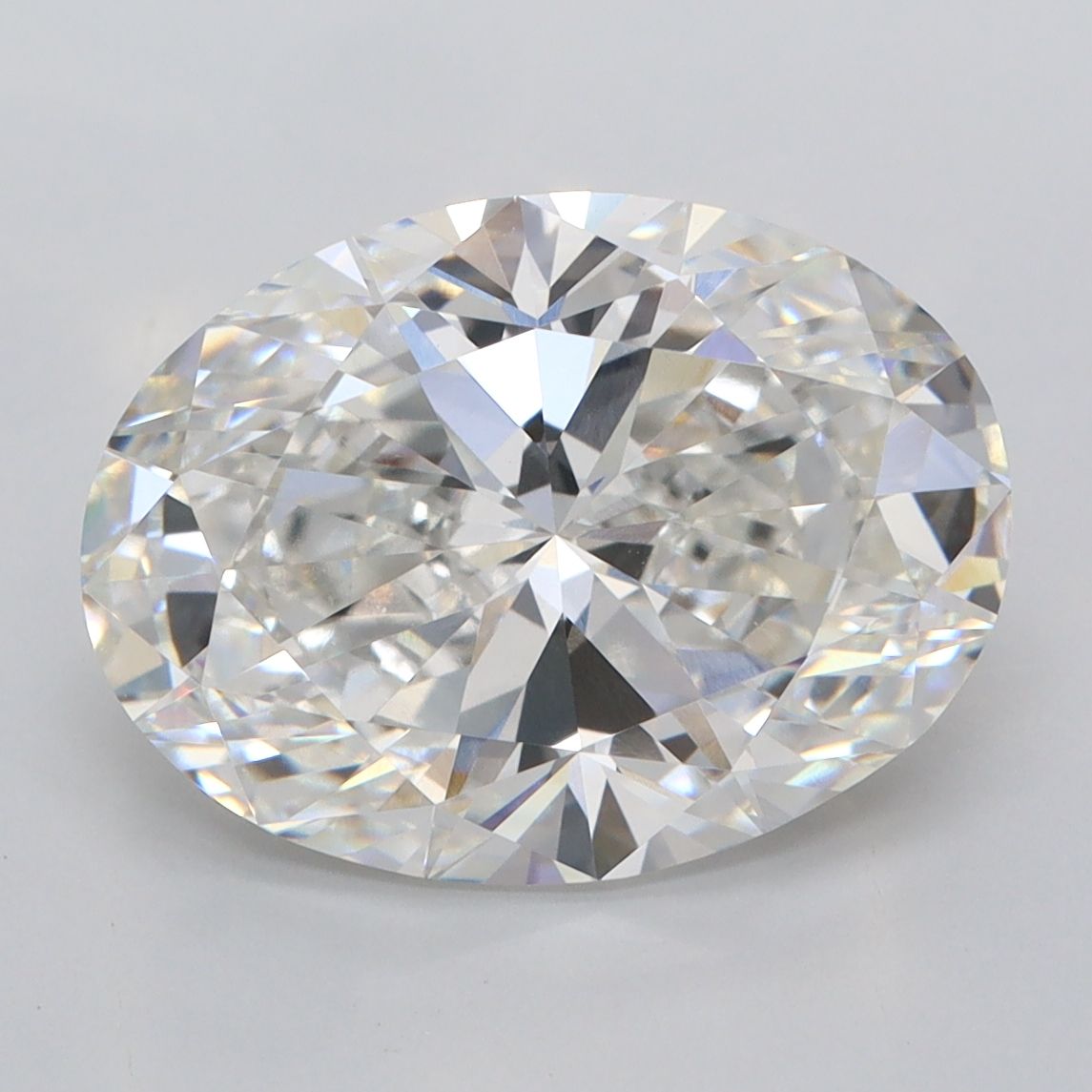 5.00 Carat G-VVS1 Oval Lab Diamond