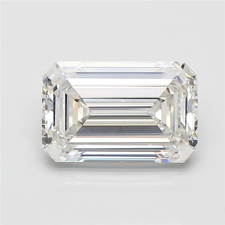 3.53 Carat F-VS1 Emerald Lab Diamond