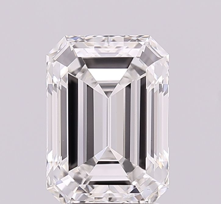 3.05 Carat F-VVS2 Emerald Lab Diamond