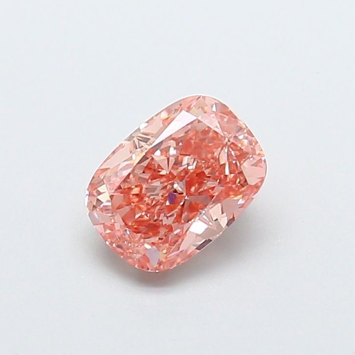 1.52 Carat Cushion Cut Fancy Orange