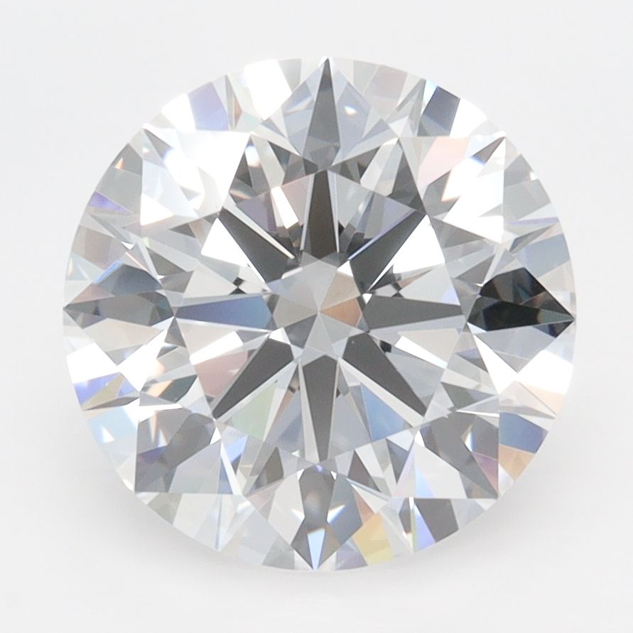 3.65 Carat D-IF Round Lab Diamond