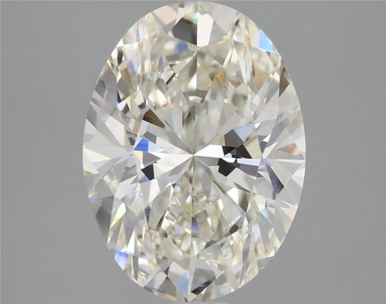 2.96 Carat H-VVS2 Oval Lab Diamond