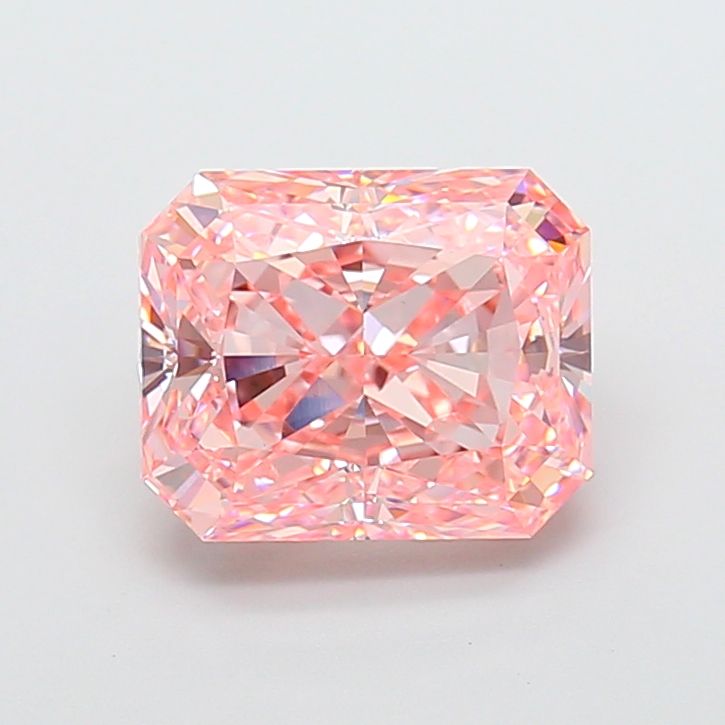 4.56 Carat Radiant Cut Fancy Pink