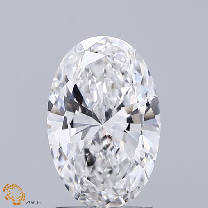 1.49 Carat E-VVS2 Oval Lab Diamond