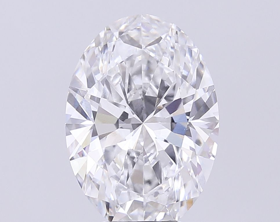 7.06 Carat F-VS1 Oval Lab Diamond