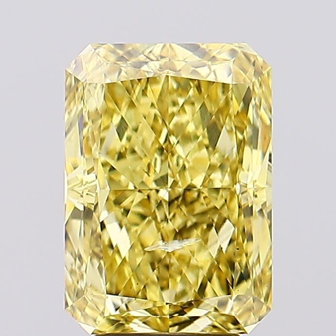 4.76 Carat Radiant Cut Fancy Yellow