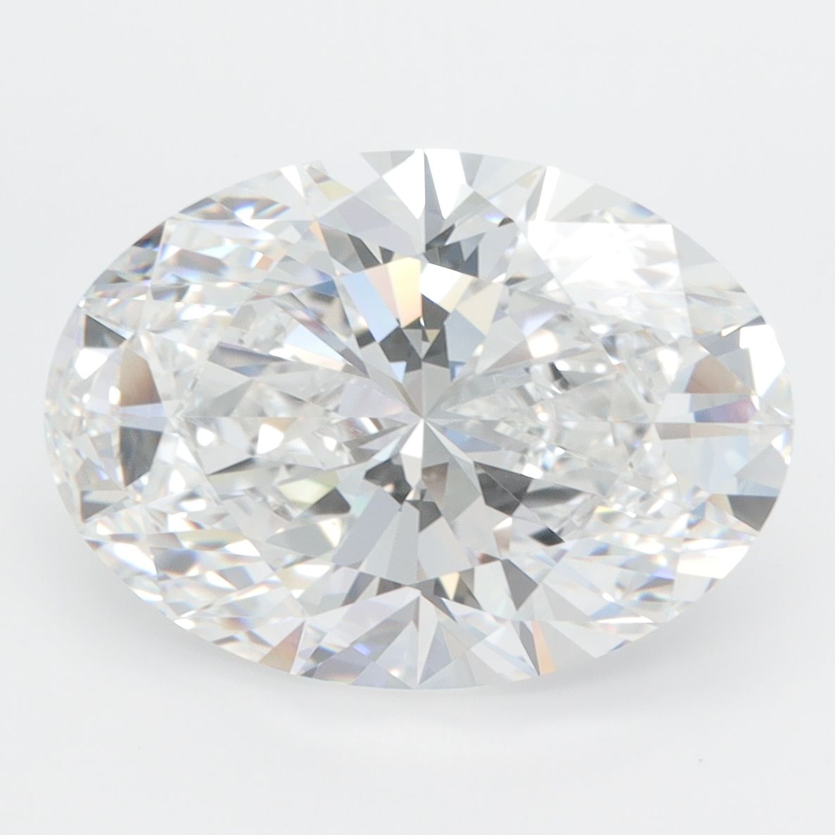 6.28 Carat D-VVS2 Oval Lab Diamond