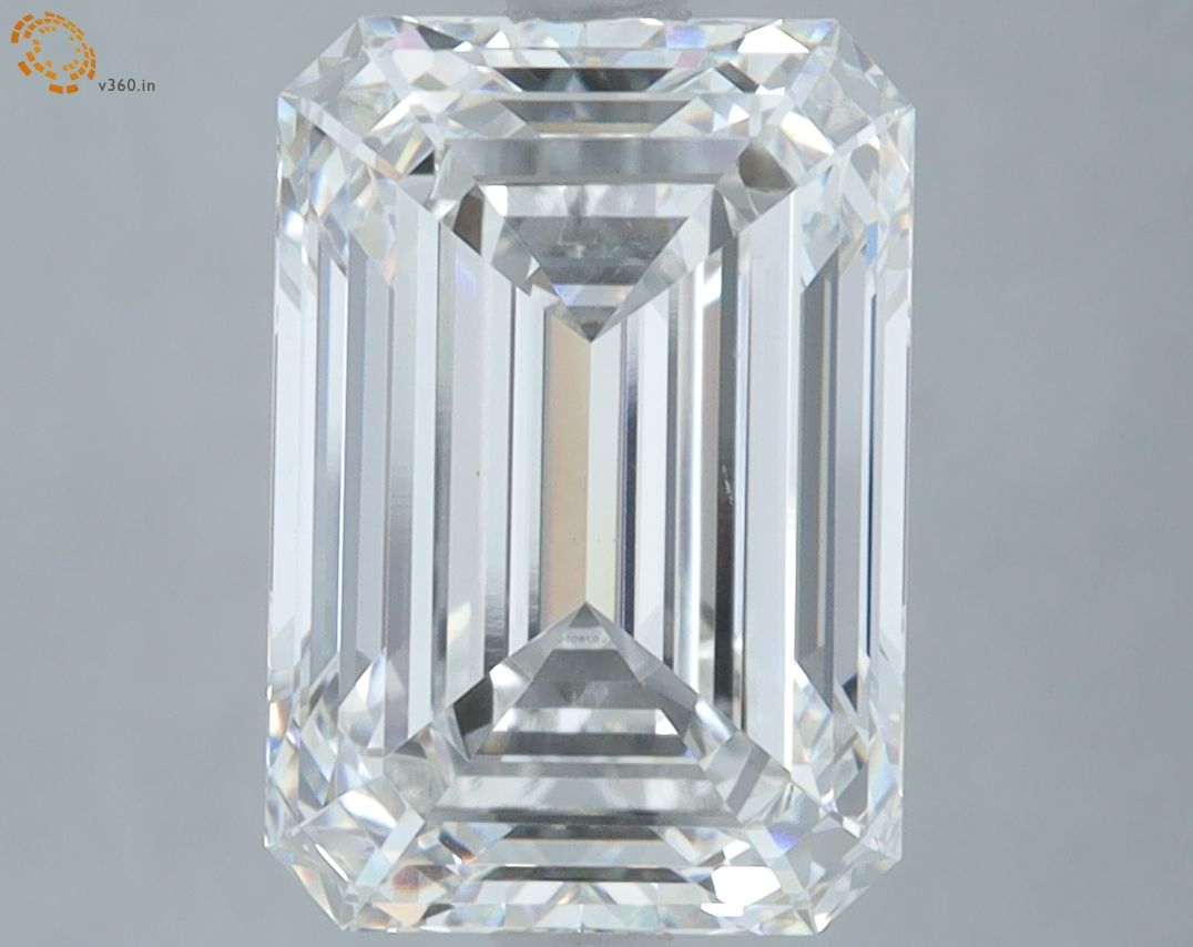 4.48 Carat F VS1 Emerald Lab Diamond