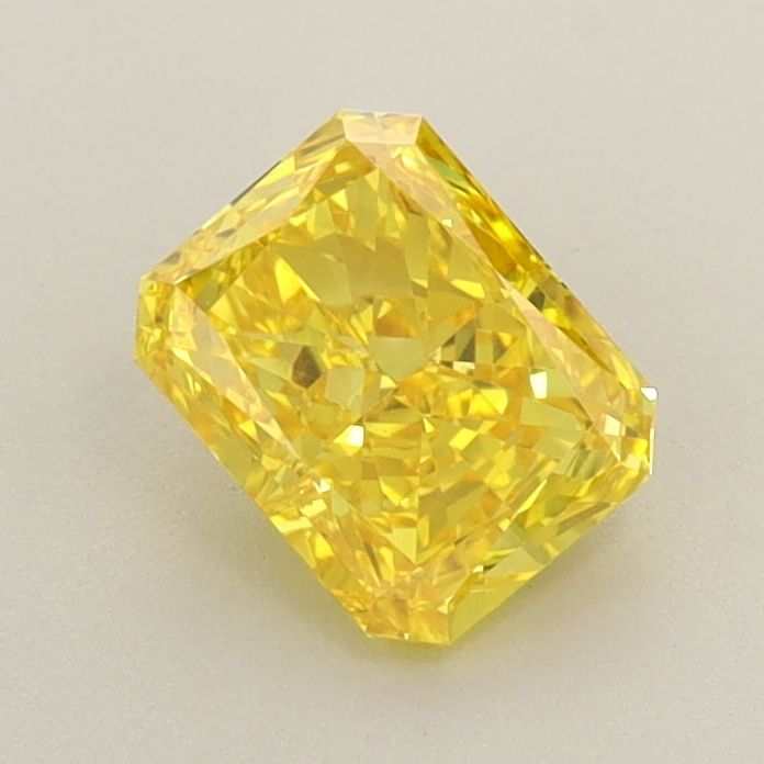 0.81 Carat Radiant Cut Fancy Yellow