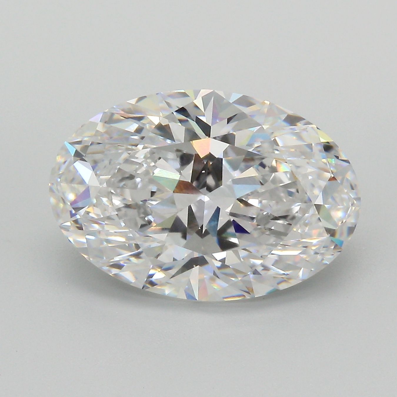 6.04 Carat D-VVS2 Oval Lab Diamond