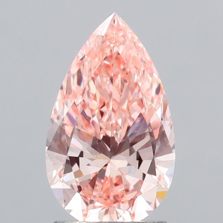 2.01 Carat Pear Cut Fancy Pink