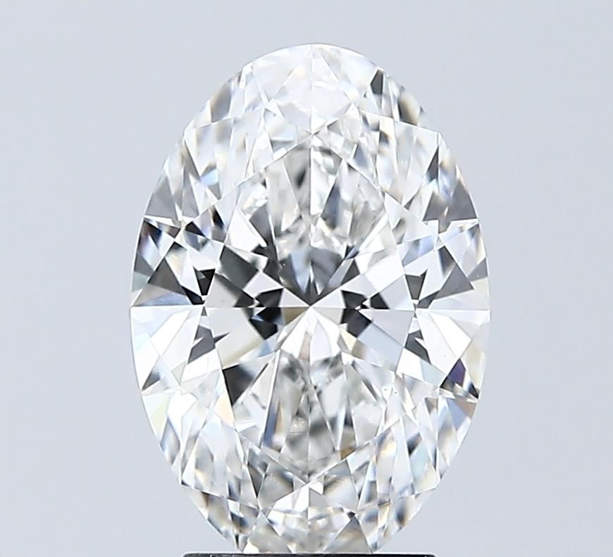 2.58 Carat E-VVS2 Oval Lab Diamond