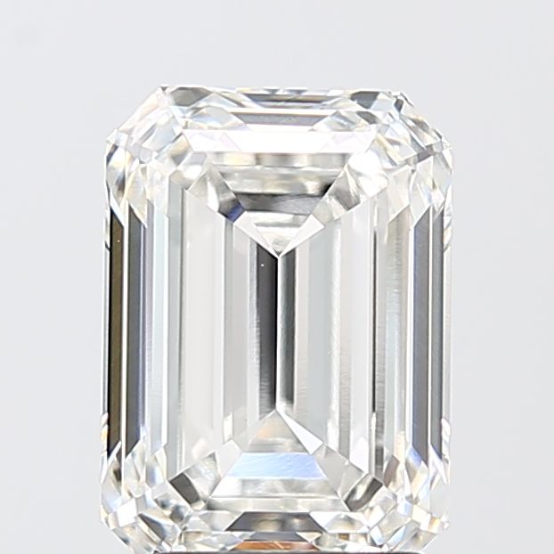 3.06 Carat F-VVS2 Emerald Lab Diamond