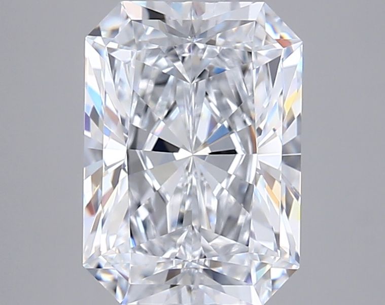 3.08 Carat D-VVS1 Radiant Lab Diamond