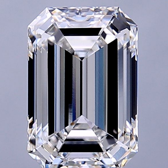 3.06 Carat E-VVS2 Emerald Lab Diamond