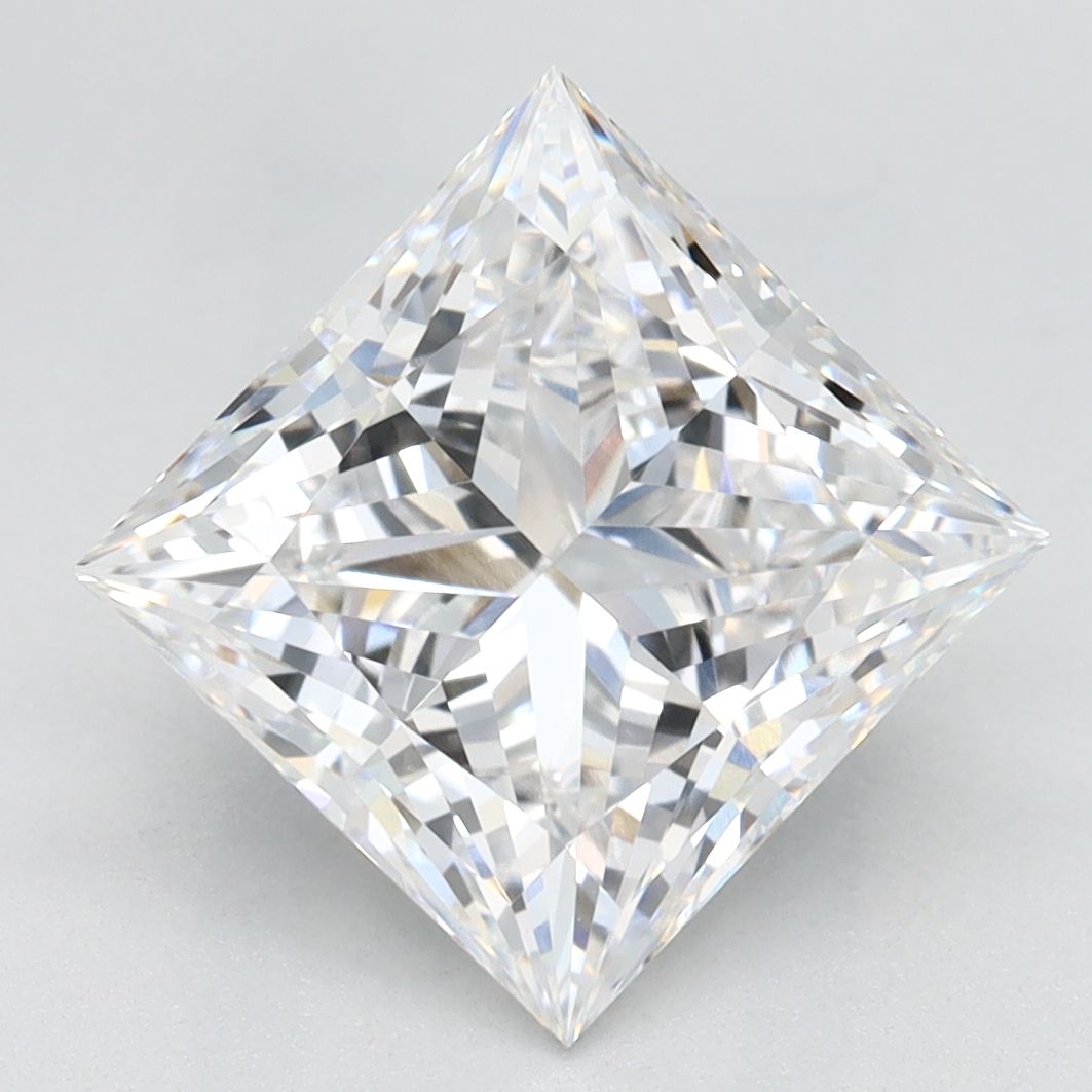 3.04 Carat D-VVS2 Princess Lab Diamond