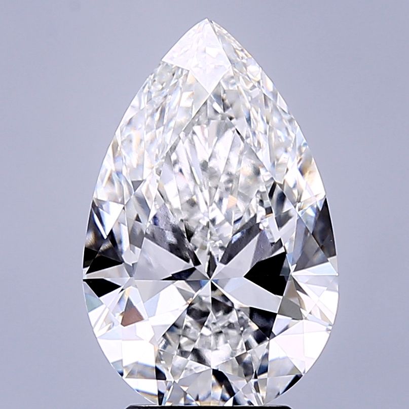4.00 Carat E-VVS1 Pear Lab Diamond