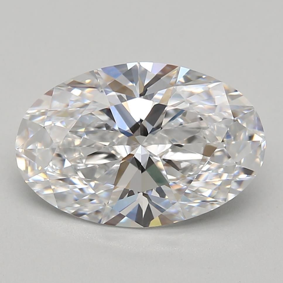 2.75 Carat D-IF Oval Lab Diamond