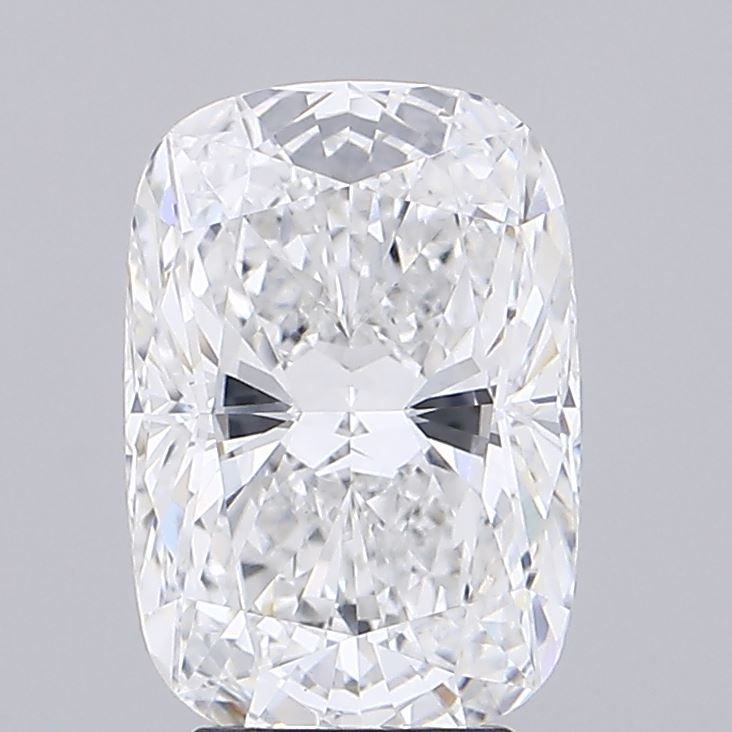 4.09 Carat D-VVS2 Cushion Lab Diamond