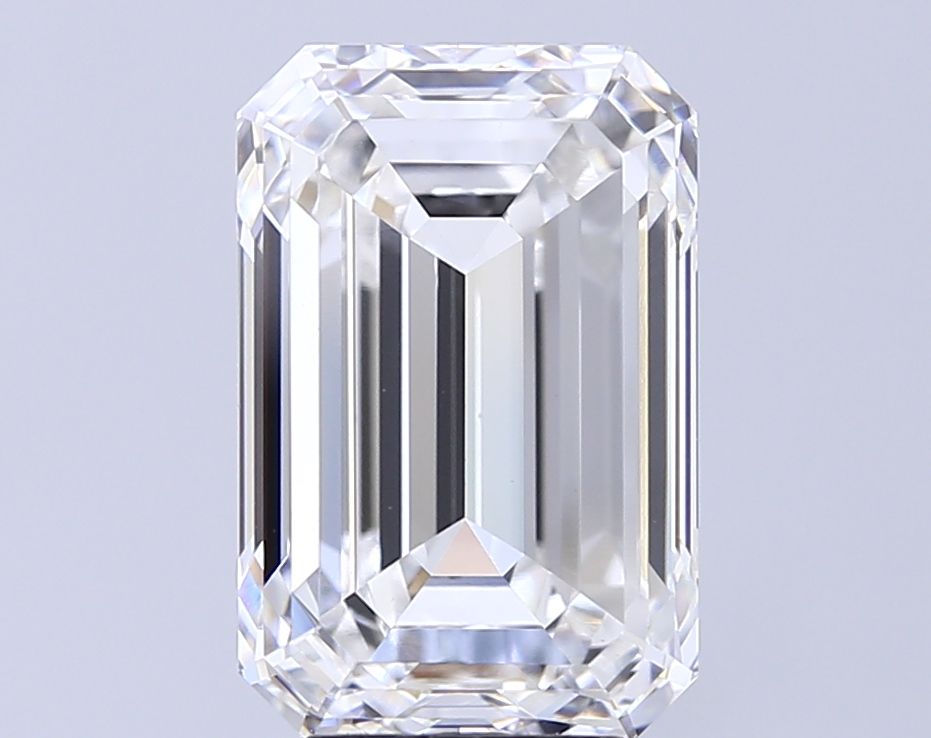 6.07 Carat F-VVS2 Emerald Lab Diamond