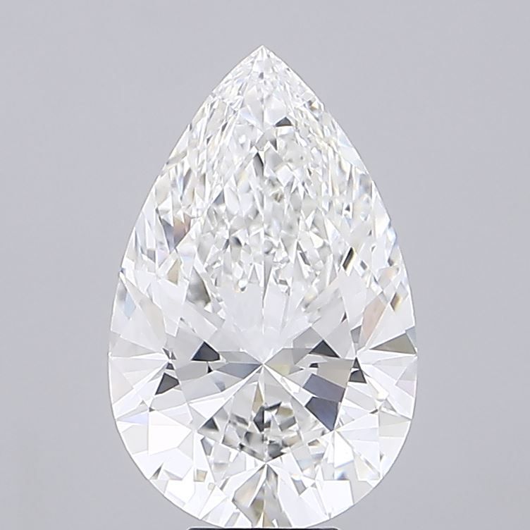 10.05 Carat E-VVS2 Pear Lab Diamond