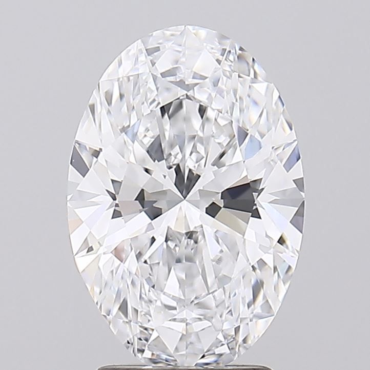 2.58 Carat D-IF Oval Lab Diamond