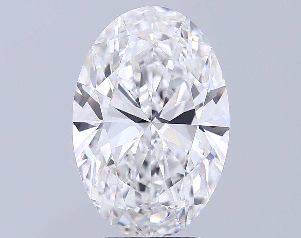 5.05 Carat F-VVS2 Oval Lab Diamond