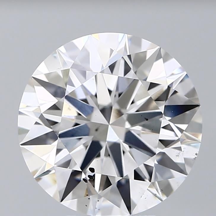 5.17 Carat F-SI1 Round Lab Diamond