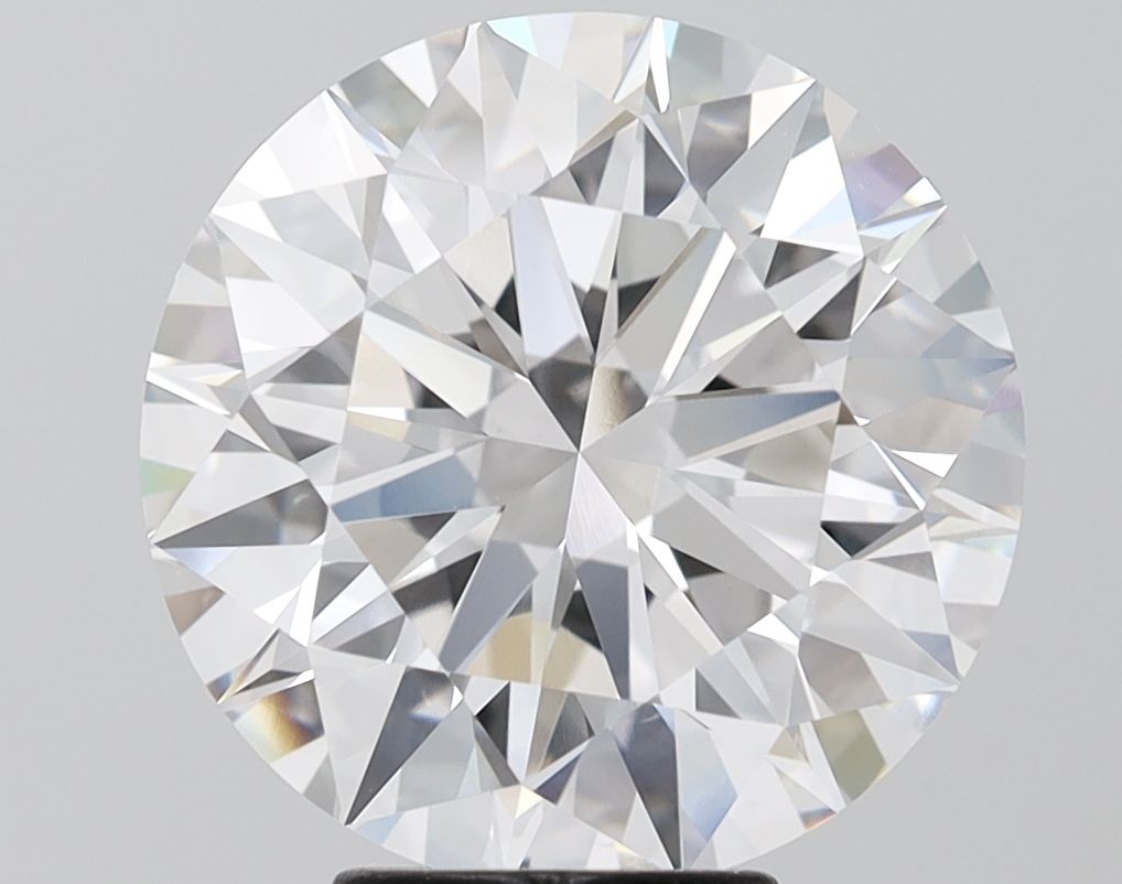 6.18 Carat F-VVS2 Round Lab Diamond