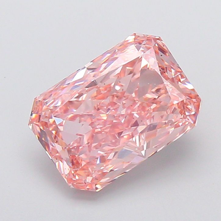 4.71 Carat Radiant Cut Fancy Pink