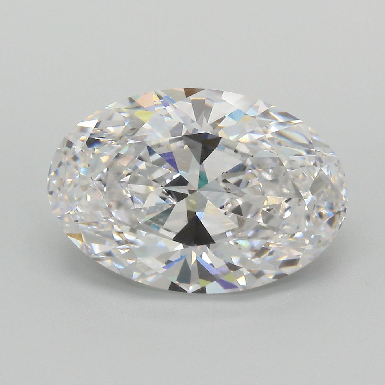 5.56 Carat D-VVS2 Oval Lab Diamond