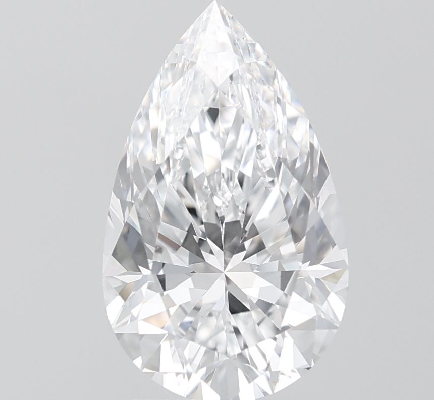 3.00 Carat D-VVS1 Pear Lab Diamond