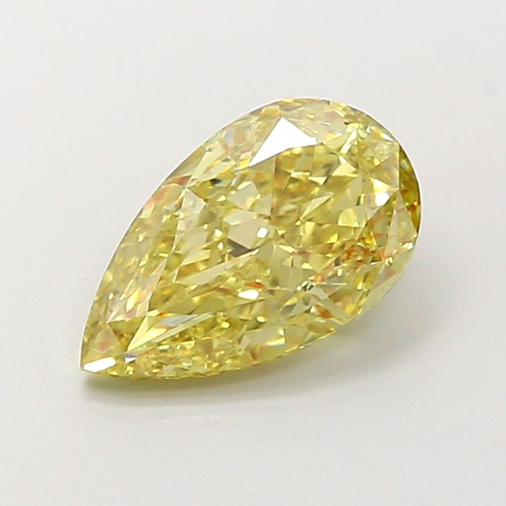 2.00 Carat Pear Cut Fancy Yellow