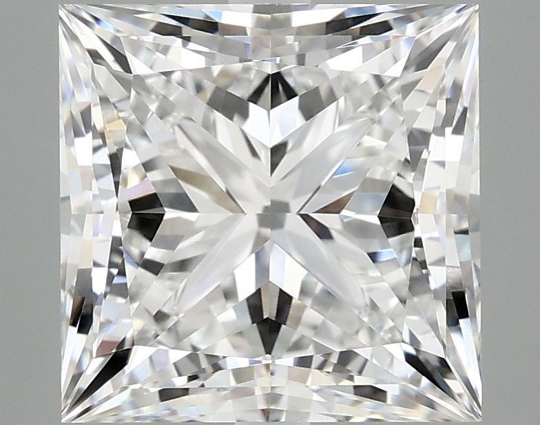 4.74 Carat E-VVS2 Princess Lab Diamond