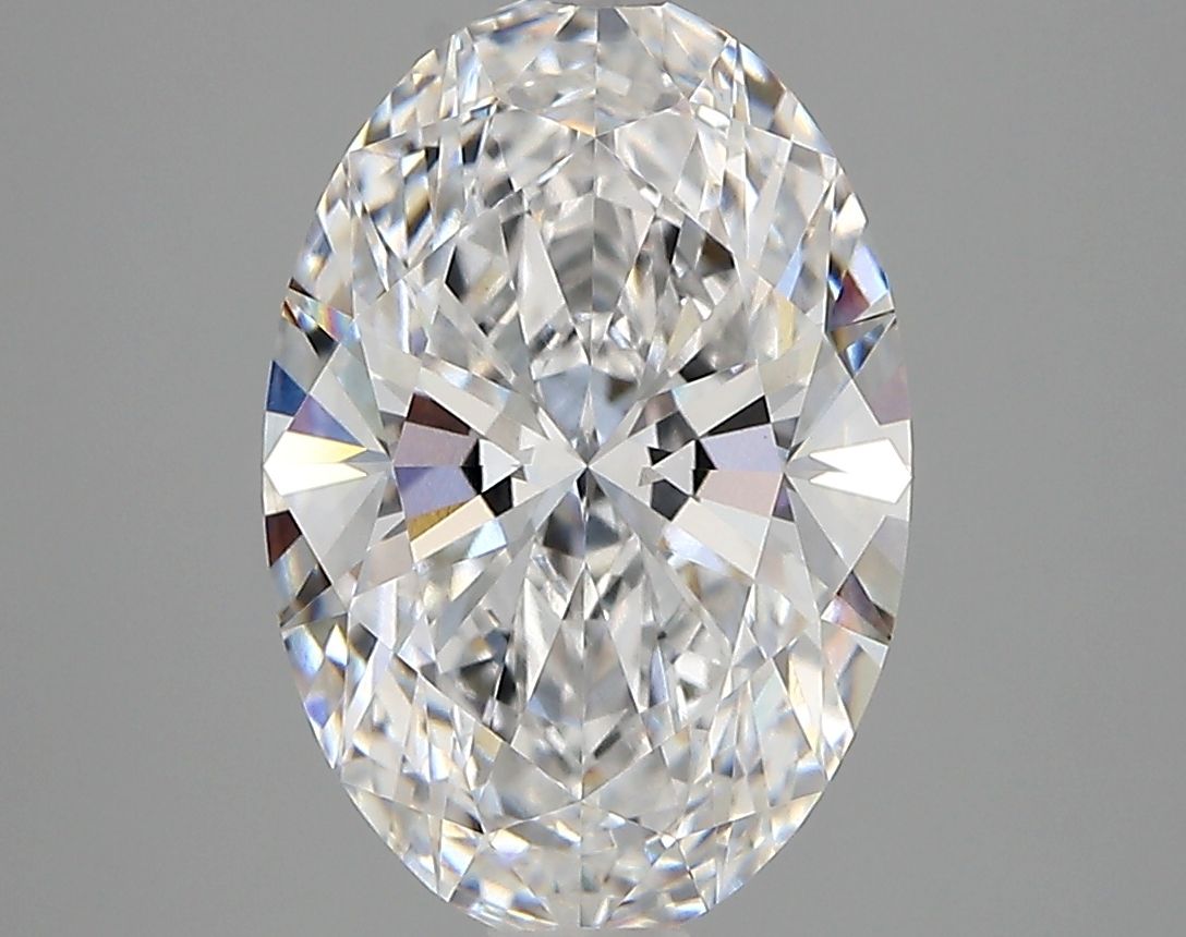 3.43 Carat D-VVS2 Oval Lab Diamond