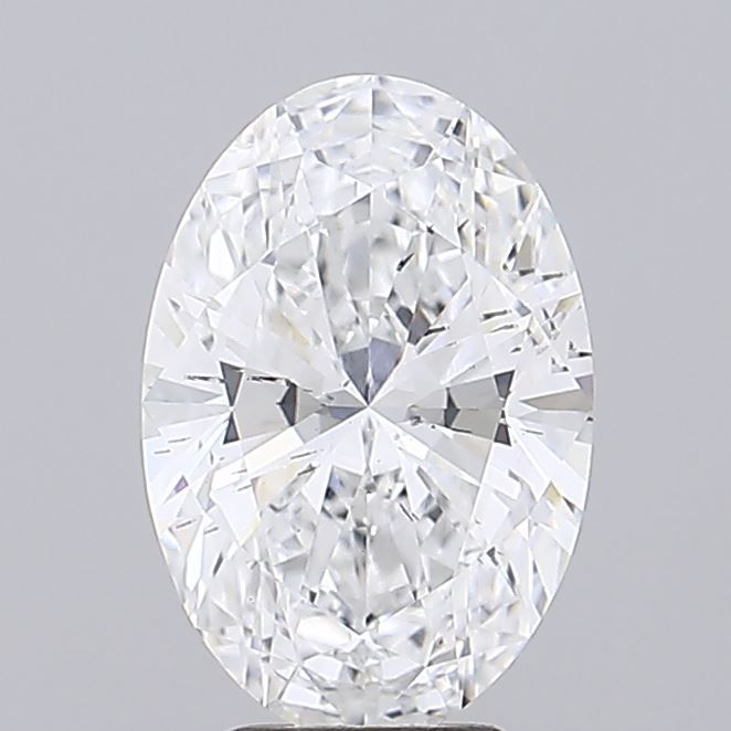 4.02 Carat E-SI1 Oval Lab Diamond