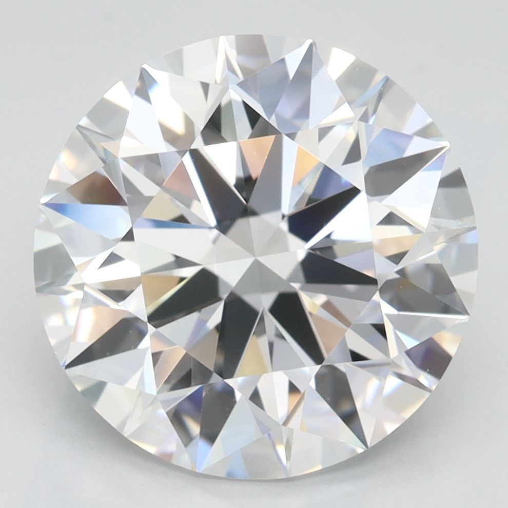 4.07 Carat D-FL Round Lab Diamond