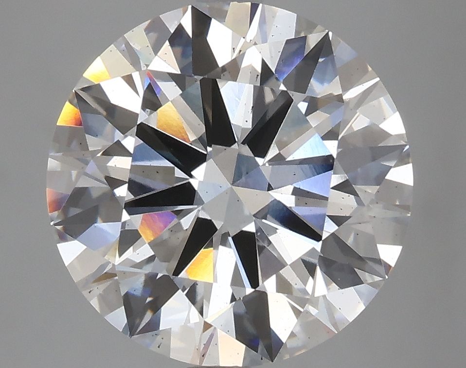 4.95 Carat F-SI1 Round Lab Diamond