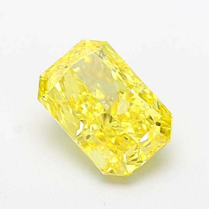 3.06 Carat Radiant Cut Fancy Yellow