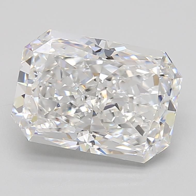 2.60 Carat D-IF Radiant Lab Diamond